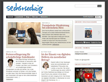 Tablet Screenshot of magazin66.de
